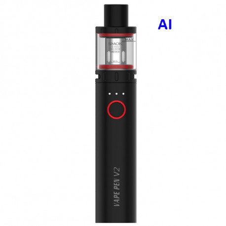 4T.VAPE PEN V2 1600mAh Smok negro