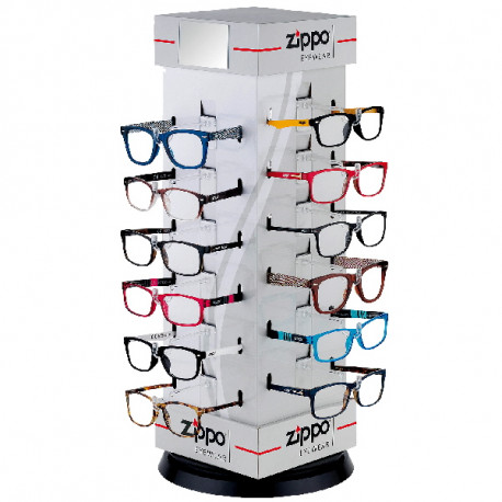 3T. Expositor  24 Gafas de Lectura «Zippo»