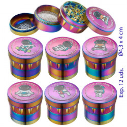 3T. Expositor con 12 Grinders «CHAMP-HIGH» rainbow