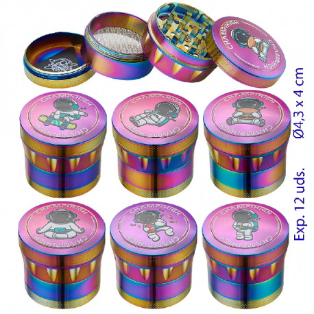 3T. Expositor con 12 Grinders «CHAMP-HIGH» rainbow
