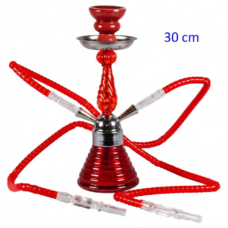 3T. 30 cm. Shisha «DOHA» roja de crist