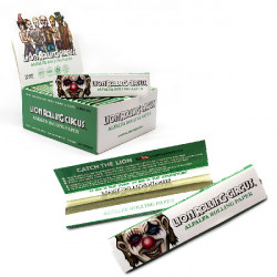 3T. «Lion Rolling Circus» papel Alfalfa King Size Exp. 50 libritos de 32 hojas