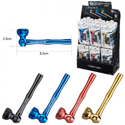 3T. Expositor con 24 pipas de aluminio 8,5 cm. «CHAMP-HIGH»