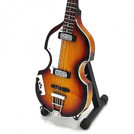 3T. Guitarra decorativa en miniatura réplica Beatles - Paul McCarthney