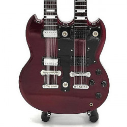 3T. Guitarra decorativa en miniatura réplica Led Zeppelin - Jimi Page