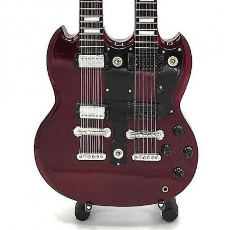 3T. Guitarra decorativa en miniatura réplica Led Zeppelin - Jimi Page