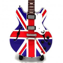 3T. Guitarra decorativa en miniatura réplica Oasis - Noel Gallagher