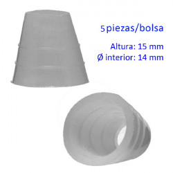 3T.Bag with 5 Rubber connectors for small and medium shisha