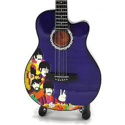 3T. Guitarra decorativa en miniatura réplica 60´s