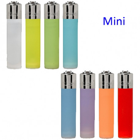 4T. Display with 48 Clipper Mini lighters  «TRANSLUCENT»