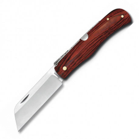 3T. 8 cm. hoja Navaja Albainox madera stamina roja