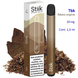4T. Vape pen disposable «Stiik» TBK 20 mg. Virginia tobacco flavor