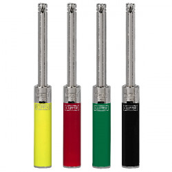 4T. Clipper «TUBE PLUS SOLID BRANDED» Exp. 12 encendedores