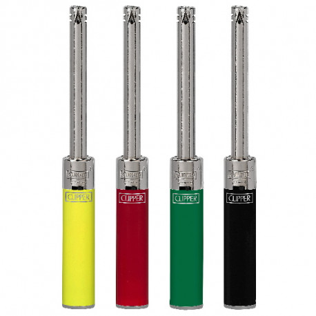 4T. Clipper «TUBE PLUS SOLID BRANDED» Exp. 12 encendedores