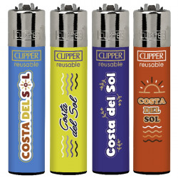 4T. Clipper «COSTA DEL SOL 2022» Exp. 48 encendedores