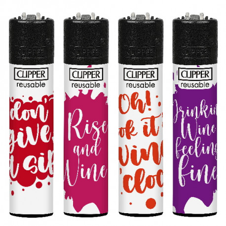 4T. Clipper «WINEABULOUS» Exp. 48 encendedores