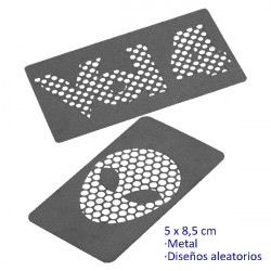 1T. Credit card grinder 5 x 8,5 cm. diseños aleatorios