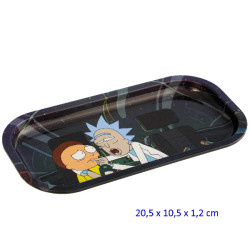 1T. Bandeja para liar 20,5 x 10,5 cm. «Rick & Morty»