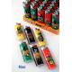 4T. Display with 50 lighters BIC Maxi «Rastafari» assorted