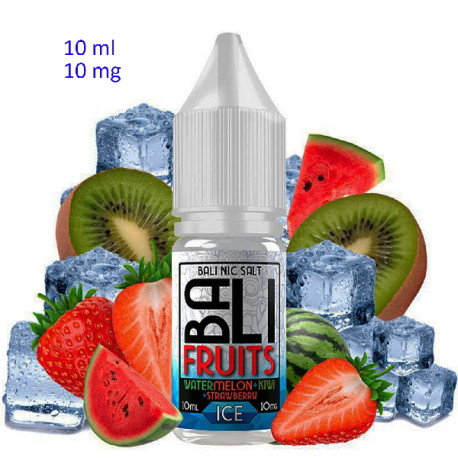 3T. 10ml 10 mg. Watermelon + Kiwi + Strawberry Ice Sales de nicotina «KING CREST»