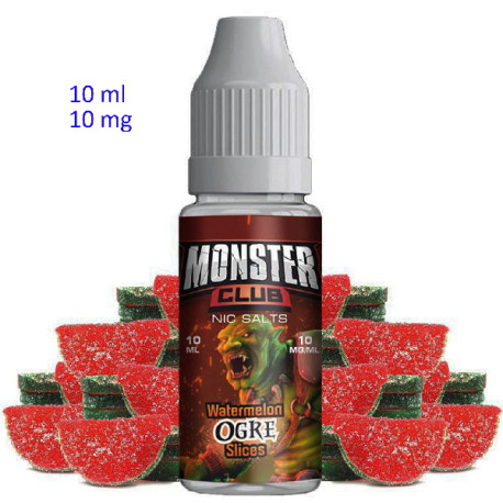 4T. 10ml 10 mg. Watermelon Ogre Slices Sales de nicotina «MONSTER CLUB»