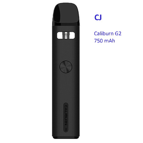 4T. Caliburn G2 750mAh Negro - Uwell