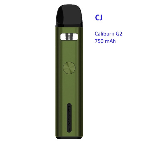 4T. Caliburn G2 750mAh Verde - Uwell