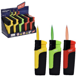 3T. Expositor con 25 encendedores turbo «Prof» fancy color
