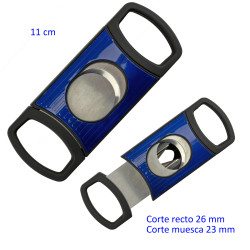 3T. Cortapuros negro/azul corte muesca y corte recto