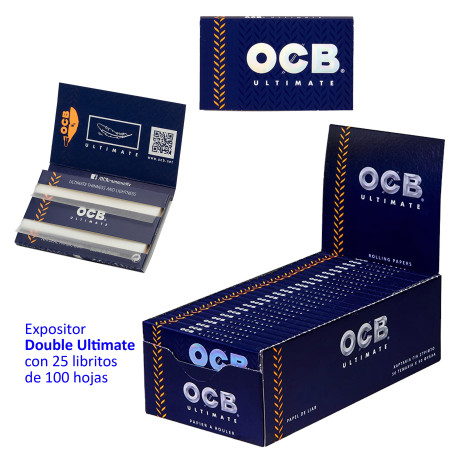 4T. «OCB» doble Ultimate Expositor 25 libritos de 100 hojas