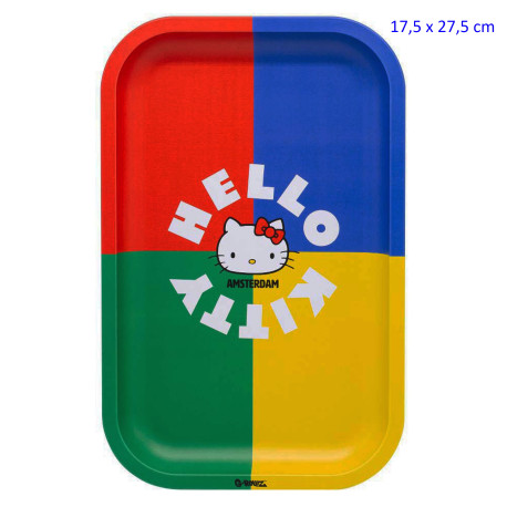 3T. Bandeja para liar 27,5 x 17,5 cm. «G-Rollz Hello Kitty» Classic