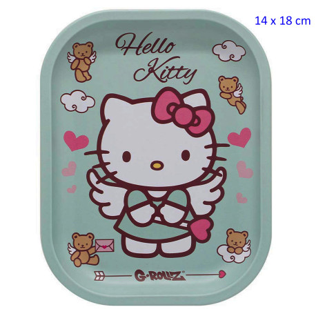 3T. Bandeja para liar 18 x 14 cm. «G-Rollz Hello Kitty» Cupido