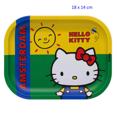 3T. Bandeja para liar 18 x 14 cm. «G-Rollz Hello Kitty» Amsterdam