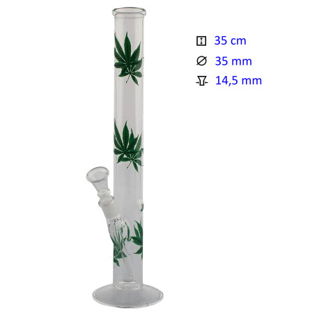 3T. 35 cm Bong de cristal