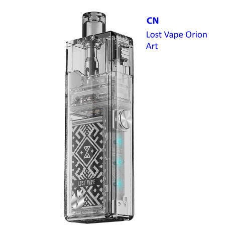 4T. Lost Vape Orion Art pod full Clear
