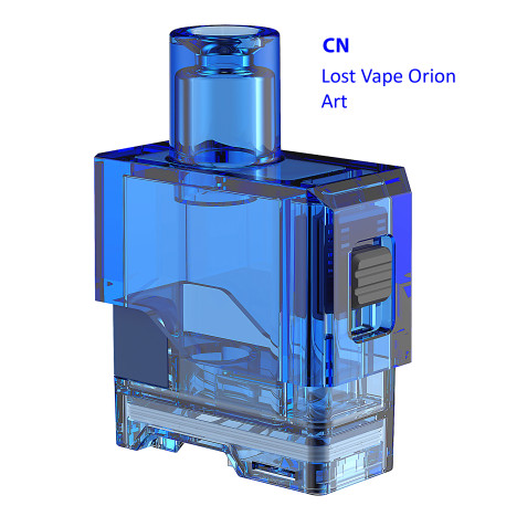 4T. Pod Blue Clear para Lost Vape Orion Art