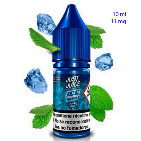4T. 10ml 11 mg. Pure Mint Ice Sales de nicotina «Just Juice»