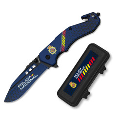 3T. 8,5 cm. hoja Navaja Albainox POLICÍA NACIONAL