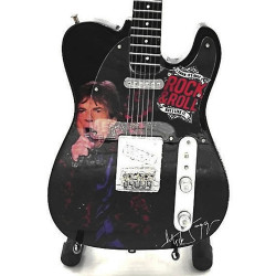 3T. Guitarra decorativa en miniatura réplica Rolling Stones