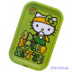 3T. Bandeja para liar 27,5 x 17,5 cm. «G-Rollz Hello Kitty» Avocado