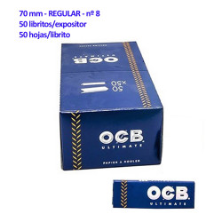 4T. «OCB» Ultimate Regular nº 8 70 mm display with 50 booklets