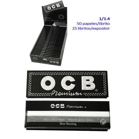 4T. «OCB» Premium 1. 1/4 display 25 booklets of 50 leaves
