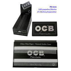 4T. «OCB» Doble Premium display 25 booklets of 100 leaves