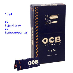 4T. «OCB» Ultimate 1.1/4 display with 25 booklets with 50 rolling papers