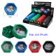 3T. Ø 6,8 cm. Expositor con 24 Grinders acrílicos «Champ-High» space life