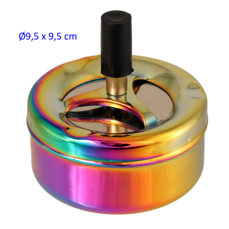 1T. Ø9,5 cm Cenicero automático rainbow