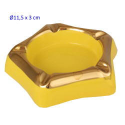 1T. Ø11,5 cm Cenicero amarillo