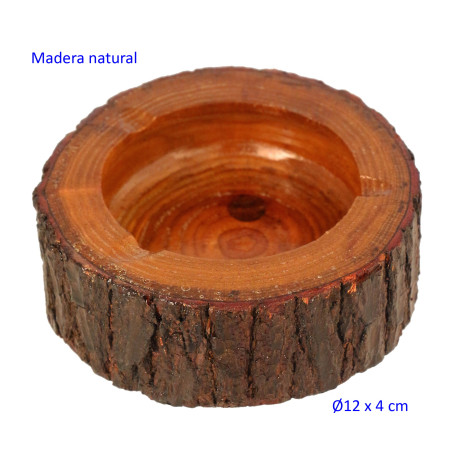 1T. Cenicero de mesa madera