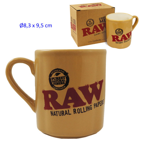4T. «RAW» Taza para café marrón Ø 8,3 x 9,5 cm.