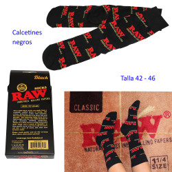 4T. «RAW» Calcetines negros talla 42-46